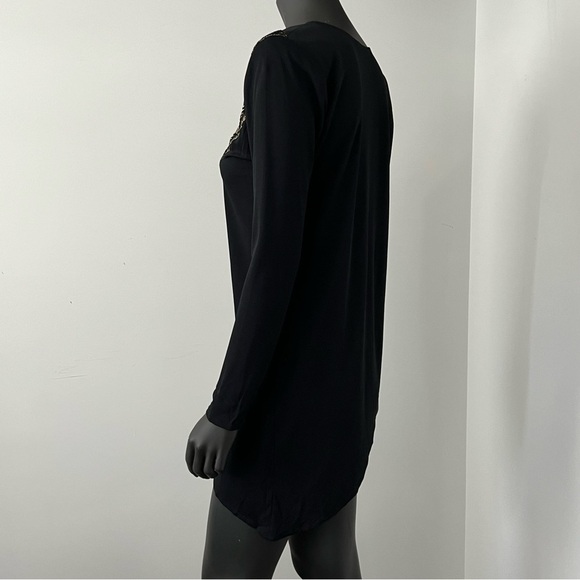 Laurence Corsin for Studio Mode Paris Asymmetrical Black Top Made in France  M/L - Picture 11 of 11